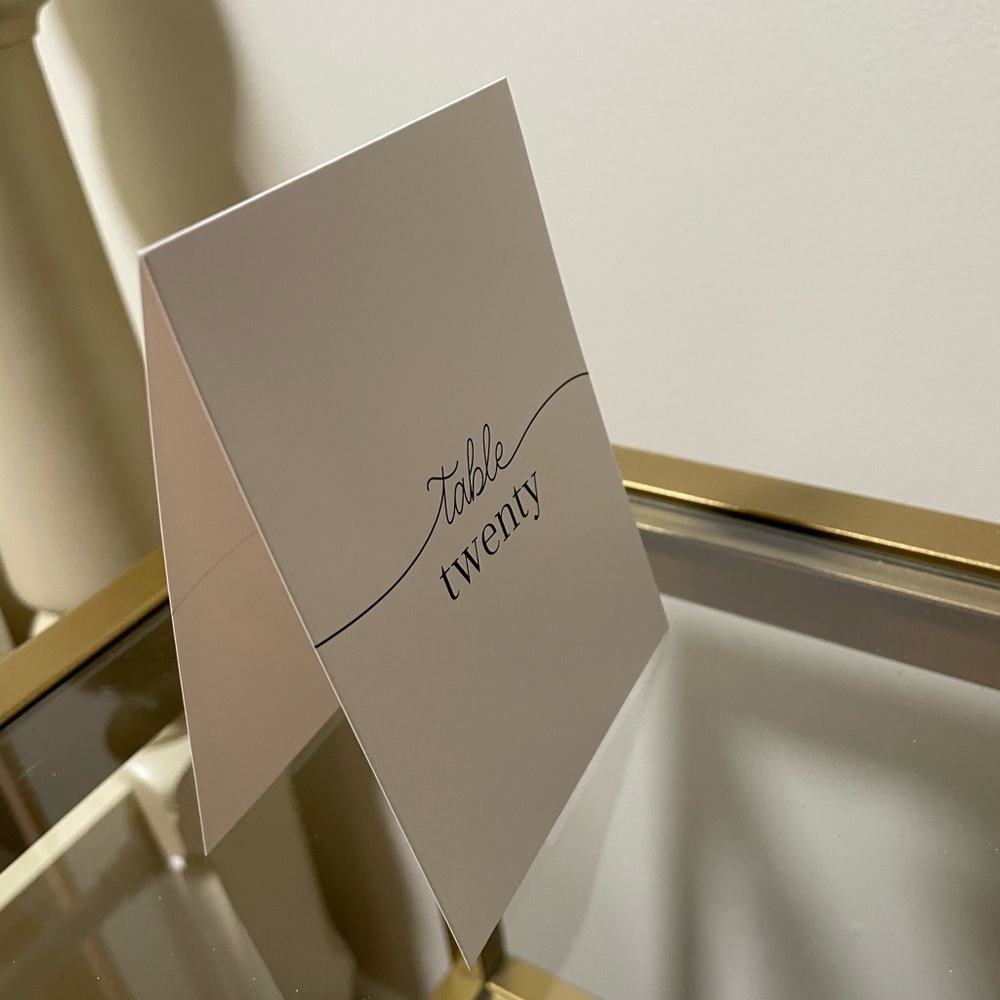 Table numbers - Picture 3 of 3